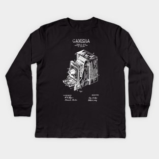 Camera Patent Kids Long Sleeve T-Shirt